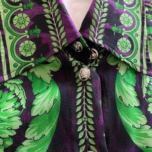 Beautiful Versace Silk Blouse!